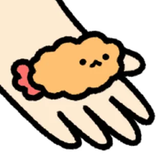 ⭐ emoji move cute Fried Shrimp @moe_sticker_bot Telegram sticker 5 of 40