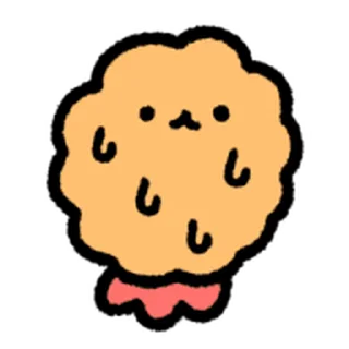 ⭐ emoji move cute Fried Shrimp @moe_sticker_bot Telegram sticker 14 of 40