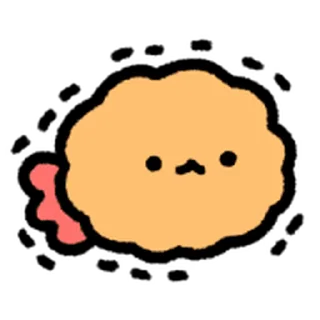 ⭐ emoji move cute Fried Shrimp @moe_sticker_bot Telegram sticker 15 of 40