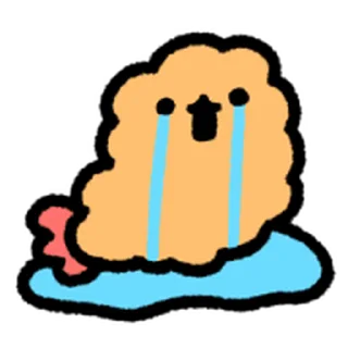 ⭐ emoji move cute Fried Shrimp @moe_sticker_bot Telegram sticker 13 of 40