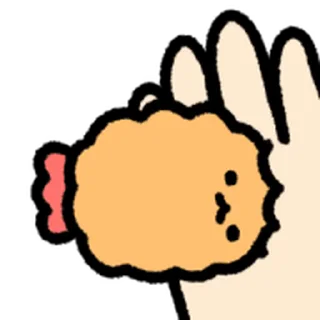 ⭐ emoji move cute Fried Shrimp @moe_sticker_bot Telegram sticker 2 of 40