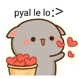 ❤️ emoji @kabiiila cute pack 2 — @stckrRobot Telegram sticker 6 of 120