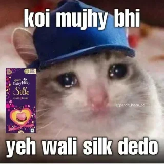Sticker from Mela cutu pack🥹😂 @r_squared_rishabh — @stckrRobot