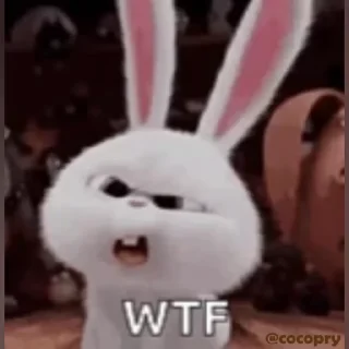 😐 emoji Cutu rabbit 🐇🐰 ❤ @r_squared_rishabh — @stckrRobot Telegram sticker 20 of 50