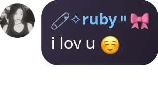 Sticker from ruby cantik pack by @QuotLyBot