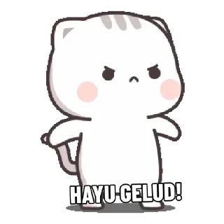 Sticker from Kucing Gaje By @Si_Akmal