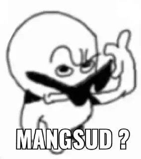 🤨 emoji Stiker saya, di larang nyolong Telegram sticker 10 of 47
