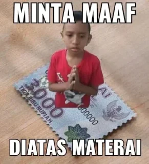 🙏 emoji Stiker saya, di larang nyolong Telegram sticker 20 of 47