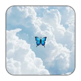 🌟 emoji Butterfly 🦋 ⃝⃪𐏓 :: @MrUnknownS Telegram sticker 7 of 21