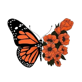 🌟 emoji Butterfly 🦋 ⃝⃪𐏓 :: @MrUnknownS Telegram sticker 13 of 21