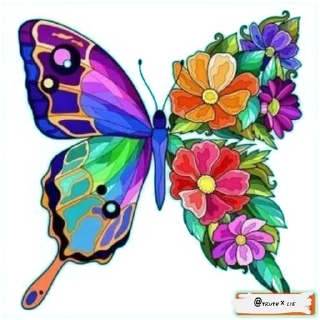 🌟 emoji Butterfly 🦋 ⃝⃪𐏓 :: @MrUnknownS Telegram sticker 16 of 21