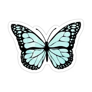 🌟 emoji Butterfly 🦋 ⃝⃪𐏓 :: @MrUnknownS Telegram sticker 21 of 21
