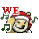 🎶 emoji LIHKG Dog Xmas Animated (Unofficial) Telegram sticker 8 of 39
