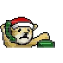 ☎️ emoji LIHKG Dog Xmas Animated (Unofficial) Telegram sticker 6 of 39