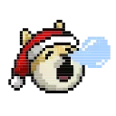 😪 emoji LIHKG Dog Xmas Animated (Unofficial) Telegram sticker 20 of 39