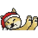 🙅‍♂️ emoji LIHKG Dog Xmas Animated (Unofficial) Telegram sticker 17 of 39