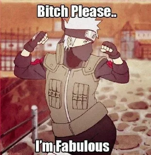 😉 emoji kakashi's stella pack Telegram sticker 4 of 41