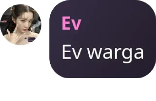 Sticker from Ev punya @evlyngabriel