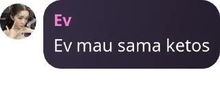 Sticker from Ev