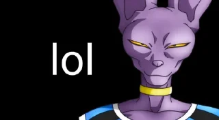 Sticker from God of Destruction (pratik's pack)