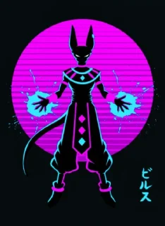 🤫 emoji God of Destruction (pratik's pack) Telegram sticker 22 of 28