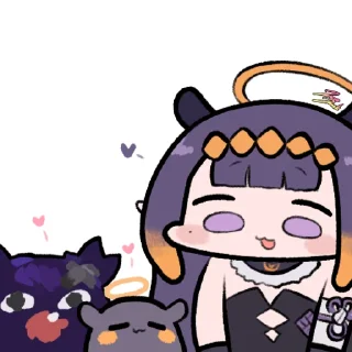 🐙 emoji INA Telegram sticker 18 of 39