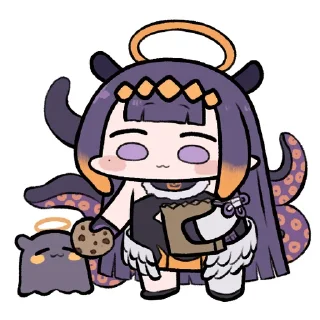 🐙 emoji INA Telegram sticker 19 of 39