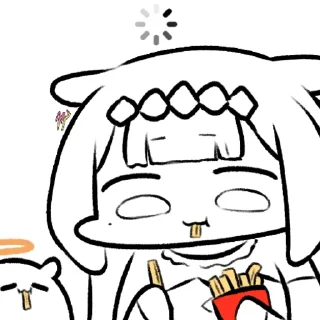 🍟 emoji INA Telegram sticker 21 of 39