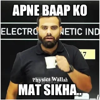 Sticker from MR SIR