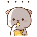 🙄 emoji Peach ❤️ Goma 『@stickers_gifs_store』's ani-pack by @KazutoSuperb Telegram sticker 7 of 50