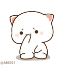 🥺 emoji Peach ❤️ Goma 『@stickers_gifs_store』's ani-pack by @KazutoSuperb Telegram sticker 2 of 50