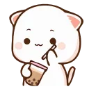 🥤 emoji Peach ❤️ Goma 『@stickers_gifs_store』's ani-pack by @KazutoSuperb Telegram sticker 16 of 50