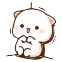 😄 emoji Peach ❤️ Goma 『@stickers_gifs_store』's ani-pack by @KazutoSuperb Telegram sticker 4 of 50