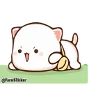 😠 emoji Peach ❤️ Goma 『@stickers_gifs_store』's ani-pack by @KazutoSuperb Telegram sticker 23 of 50