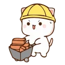 😮‍💨 emoji Peach ❤️ Goma 『@stickers_gifs_store』's ani-pack by @KazutoSuperb Telegram sticker 9 of 50