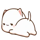 😒 emoji Peach ❤️ Goma 『@stickers_gifs_store』's ani-pack by @KazutoSuperb Telegram sticker 11 of 50