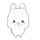 Sticker from 『@stickers_gifs_store』𝗪𝗵𝗶𝘁𝗲 𝗕𝘂𝗻𝗻𝘆 ❤️'s ani-pack by @KazutoSuperb
