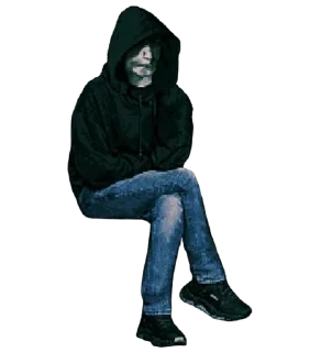 Sticker from no im not a human