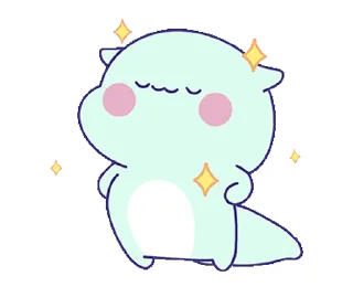 Sticker from @LeninSticker || 💙Lovely Dino