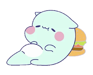 🍔 emoji Lovely Dino || @xxyuji Telegram sticker 15 of 16