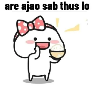 🍚 emoji @Opstickerpacks Quby 🌟💖 Telegram sticker 11 of 120