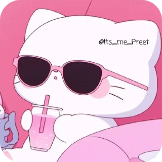 😎 emoji Love...[@Its_me_Preet] Telegram sticker 22 of 45