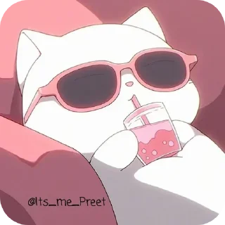 😎 emoji Love...[@Its_me_Preet] Telegram sticker 21 of 45