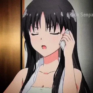 🖤 emoji Suzune Horikita :: @Lunaevanyy Telegram sticker 6 of 30
