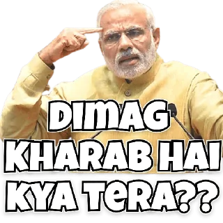 😀 emoji Modi ji Telegram sticker 11 of 15