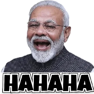 😀 emoji Modi ji Telegram sticker 9 of 15
