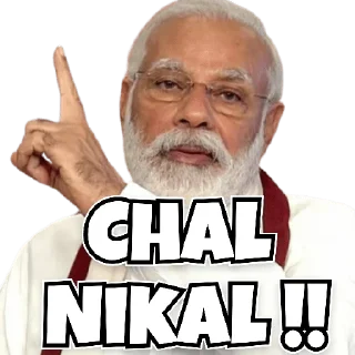 😀 emoji Modi ji Telegram sticker 5 of 15