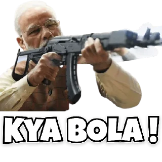 😀 emoji Modi ji Telegram sticker 3 of 15