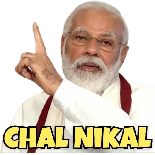 😀 emoji Modi ji Telegram sticker 6 of 15