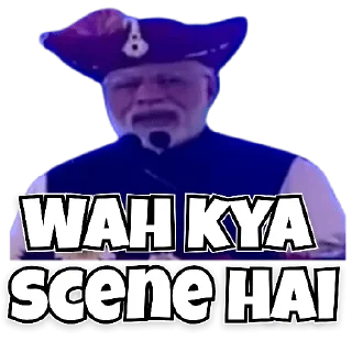 😀 emoji Modi ji Telegram sticker 7 of 15